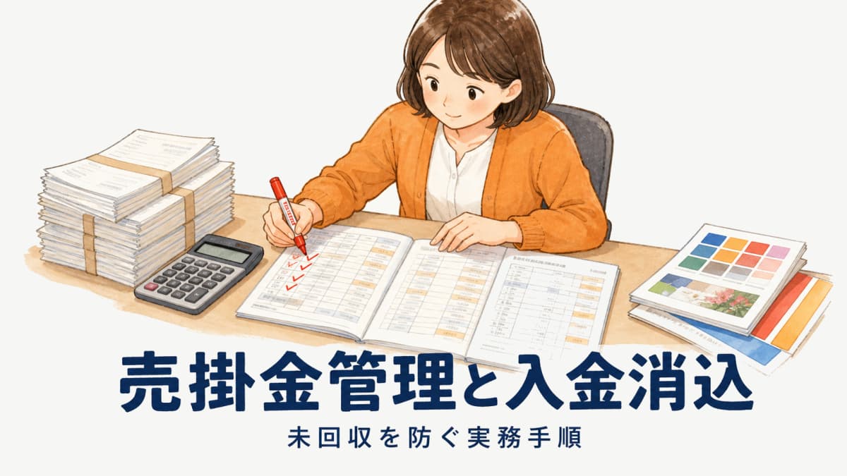印刷会社の売掛金管理と入金消込|未回収を防ぐ実務手順【2026年版】